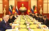 Party General Secretary meets with Russia Party Chairman Medvedev