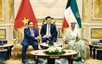 Prime Minister Pham Minh Chinh meets Kuwaiti Emir Sheikh Meshal Al-Ahmad Al-Jaber Al-Sabah