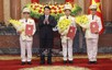 Three public security officials promoted to senior lieutenant general