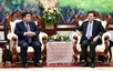 Deputy PM Nguyen Chi Dung meets top Lao leaders in Vientiane