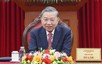 General Secretary To Lam holds phone conversation with U.S. President Donald Trump
