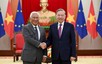 General Secretary To Lam receives European Council President António Costa