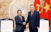 Top leader reaffirms Viet Nam's unwavering support for Laos' development