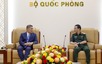 General Phan Van Giang receives U.S. Acting Secretary of the Navy Hung Cao
