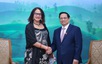 越南政府总理范明正会见巴西科技创新部部长卢西亚娜·桑托斯