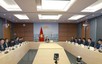 国会主席王庭惠同中国全国人大常委会委员长赵乐际举行会谈
