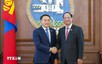 越共中央委员、国会副主席陈光方访问蒙古