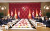 越共中央总书记苏林与朝鲜劳动党总书记、国务委员长金正恩举行会谈