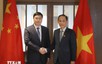 越南外交部长黎怀忠与中国广西壮族自治区政府主席韦韬举行会谈