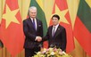 国家主席梁强与立陶宛总统举行会谈