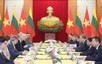 越共中央总书记苏林会见立陶宛总统吉塔纳斯·瑙塞达