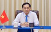 越南政府副总理兼外交部长裴青山与德国外交部长约翰·瓦德富尔通电话