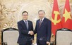 越共中央总书记苏林会见韩国驻越南大使