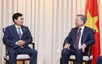 越共中央总书记苏林会见韩越议员友好小组主席