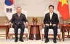 越共中央总书记苏林同韩国总统李在明举行会谈