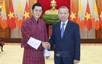 越共中央总书记苏林会见不丹国王吉格梅