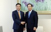 黎成龙副总理会见日本众议院议长