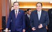 陈青敏国会主席与马来西亚国会上议院议长举行会谈