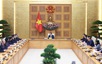 范明政总理会见中国山东省省委书记