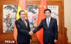 越南国会主席陈青敏会见中国全国政协主席王沪宁