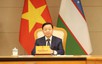 越南政府副总理陈红河与乌兹别克斯坦副总理扎姆希德·霍扎耶夫举行视频会议