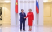范明政总理会见俄罗斯联邦委员会主席