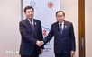 越南国会主席陈青敏在出席IPU－152期间举行双边会晤