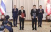 越南泰国公布两国建交50周年纪念徽标
