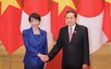 越南国会主席陈青敏会见日本首相高市早苗