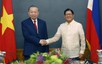 越共中央总书记、国家主席苏林同菲律宾总统费迪南德·罗慕尔德兹·马科斯举行会谈