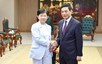 政府副总理、国防部长潘文江会见联合国副秘书长中满泉