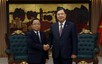 越南政府常务副总理范家足会见老挝副总理兼司法部长坎潘·彭玛塔