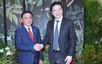 越共中央书记处常务书记陈锦绣会见新加坡人民行动党秘书长、政府总理黄循财