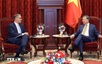 越共中央总书记、国家主席苏林会见即将离任的法国驻越南大使