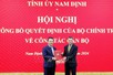 Phó Chánh Văn phòng Trung ương Đảng Đặng Khánh Toàn giữ chức Bí thư Tỉnh ủy Nam Định