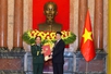 Chủ tịch nước trao Quyết định thăng quân hàm; cấp bậc hàm Đại tướng, Thượng tướng đối với sĩ quan Quân đội và Công an