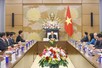 Chủ tịch Quốc hội Trần Thanh Mẫn tiếp Đoàn Ban Thanh niên Đảng Dân chủ Tự do Nhật Bản