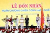 Hải quan đón nhận Huân chương Chiến công hạng Nhất nhân kỷ niệm 80 năm ngày truyền thống