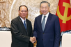 Tổng Bí thư, Chủ tịch nước Tô Lâm tiếp Thường trực Ban Bí thư Trung ương Đảng Nhân dân Cách mạng Lào