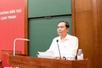 Chủ tịch Quốc hội Trần Thanh Mẫn trao đổi chuyên đề về đổi mới tư duy xây dựng thể chế, pháp luật với các Ủy viên Trung ương Đảng