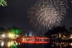 Fireworks light up sky on 70th anniversary of liberation