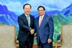 Prime Minister hosts reception for Samsung chief financial officer