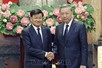 President To Lam meets with Lao Party General Secretary