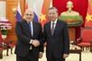 Party leader receives Russian Prime Minister