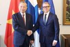 Party chief seeks Finland's support for removal of yellow  card warning against seafood exports