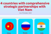INFOGRAPHICS: Viet Nam's 14 top-tier partnership frameworks