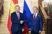 Party leader To Lam meets Dmitry Medvedev in Moscow