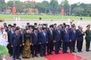 Top leaders pay tribute to President Ho Chi Minh