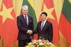 Vietnamese, Lithuanian Presidents hold talks in Ha Noi