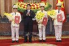 Three public security officials promoted to senior lieutenant general
